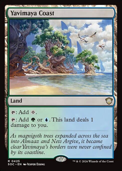 Yavimaya Coast 2001 Magic: The Gathering Apocalypse