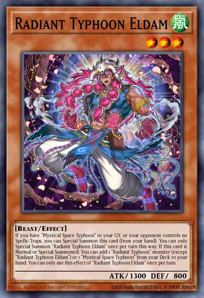 Radiant Typhoon Eldam 2025 Yu-Gi-Oh! Doom of Dimensions