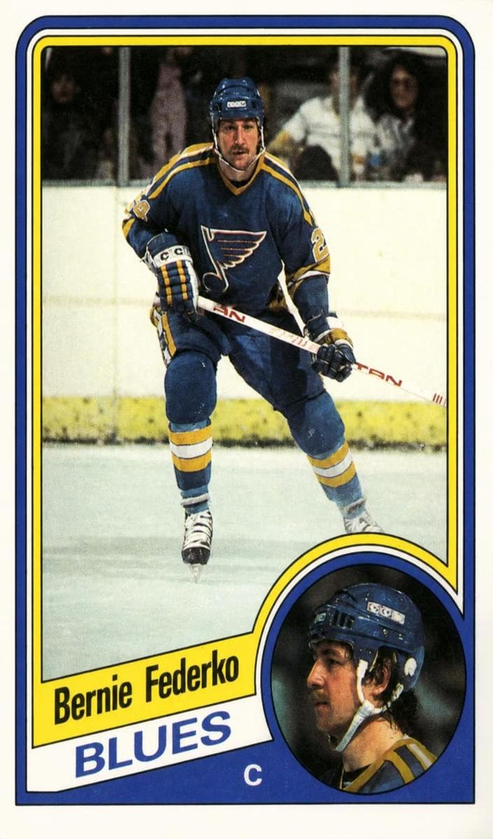 Bernie Federko 1984 topps O-Pee-Chee