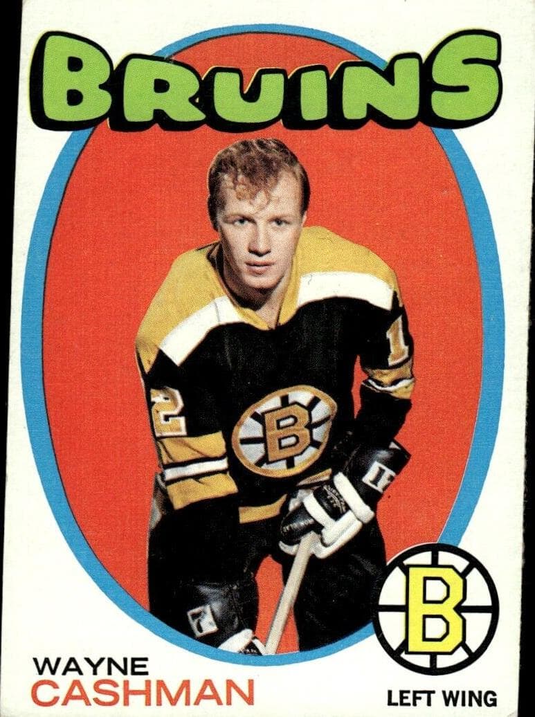 Wayne Cashman 1971 topps Topps