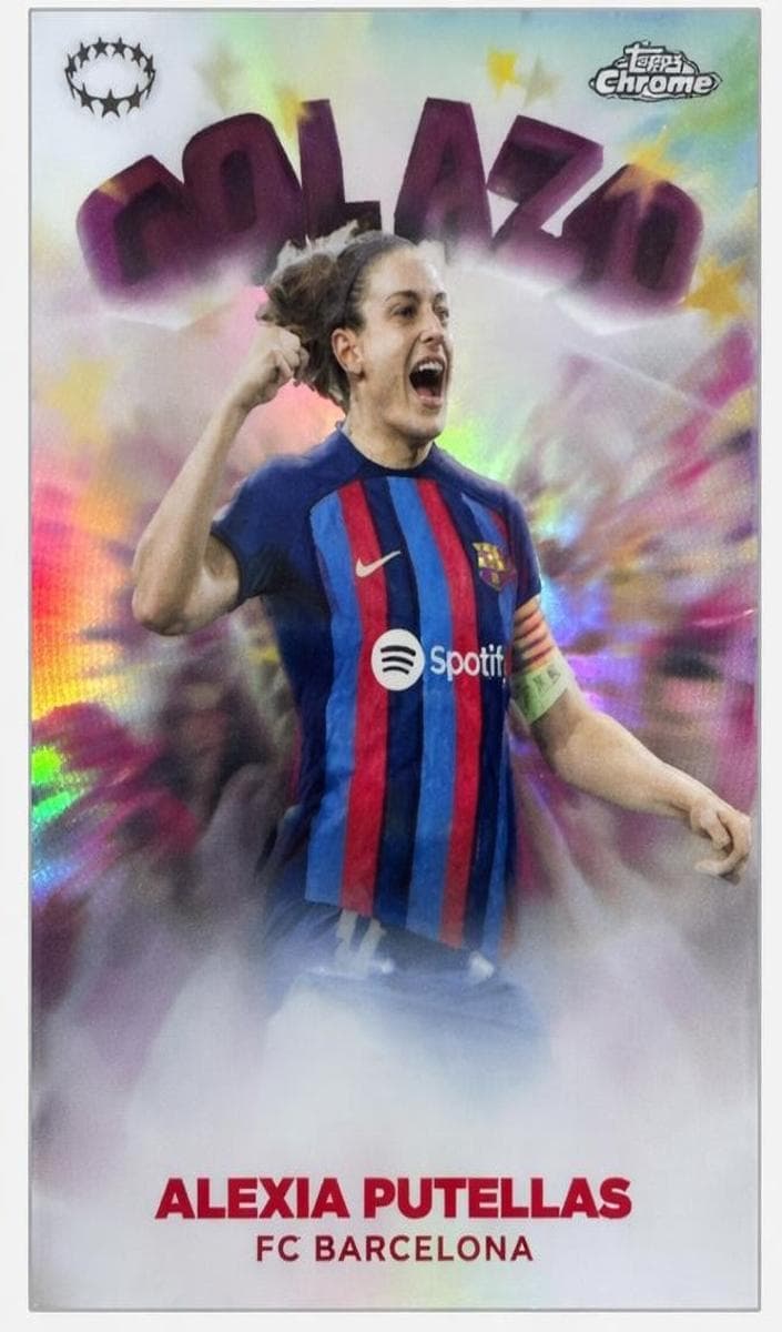 Alexia Putellas 2022 topps Chrome Uefa Women's Champions League