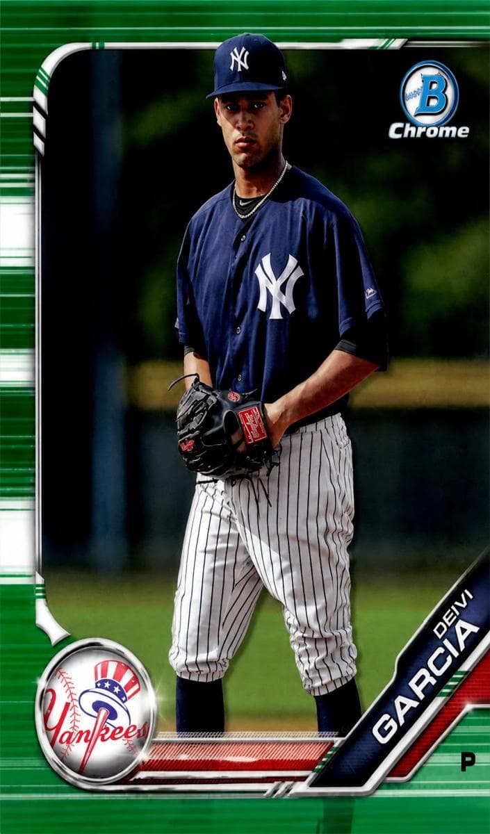 Deivi Garcia 2019 bowman Bowman Draft Sapphire Edition