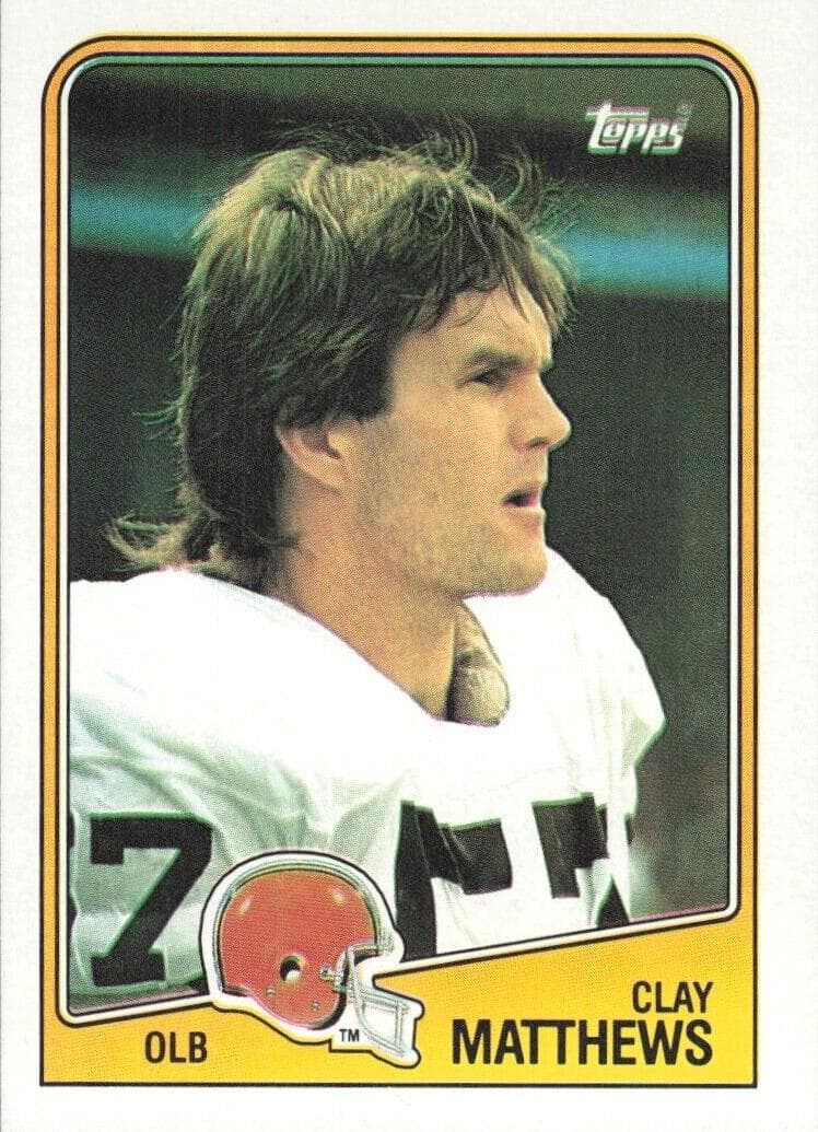 Clay Matthews 1988 topps Topps