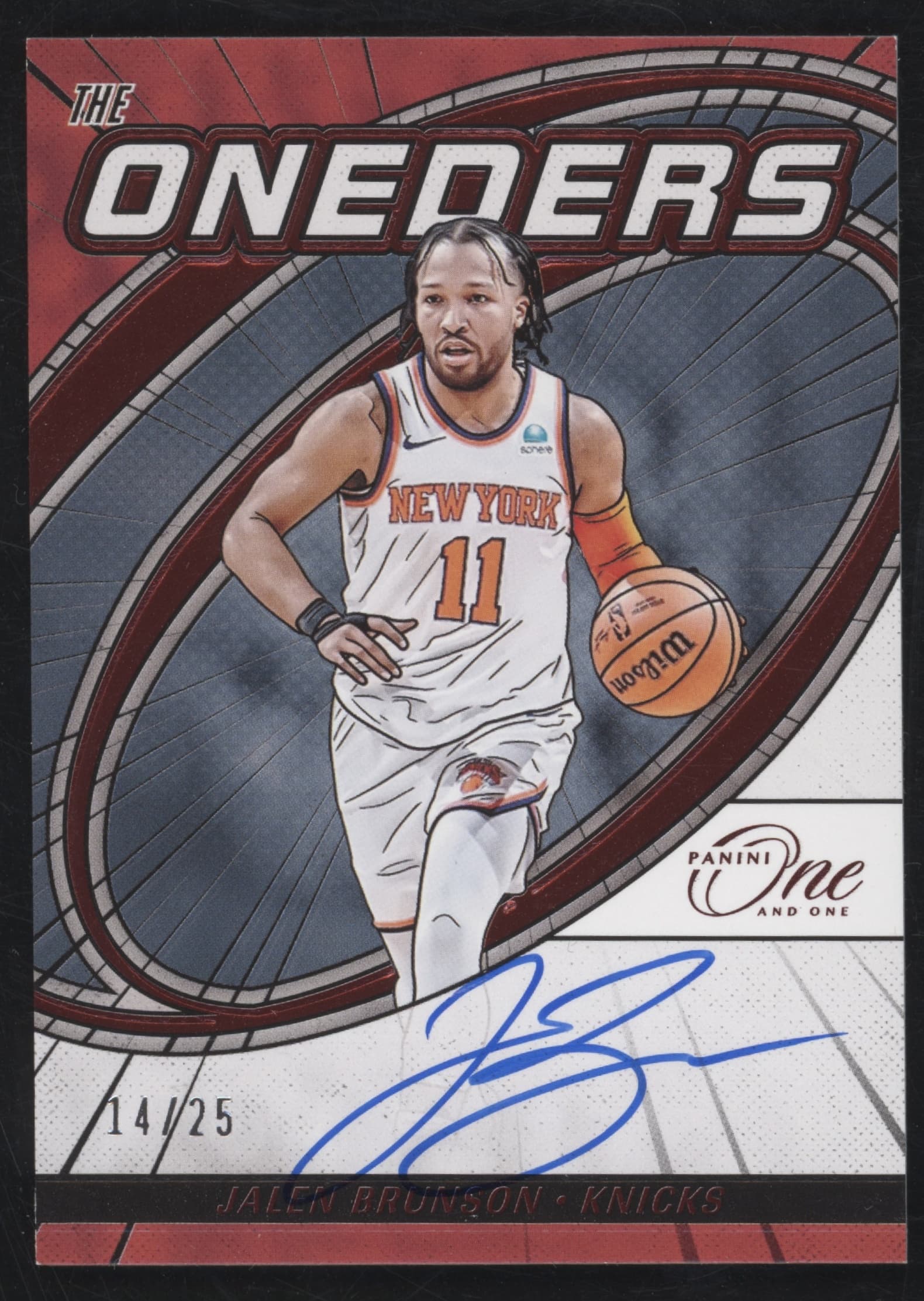 Jalen Brunson 2023 panini One And One