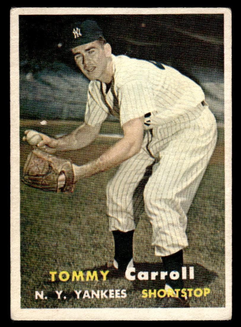 Tommy Carroll 1957 topps Topps