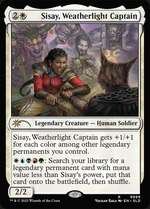 Sisay, Weatherlight Captain 2019 Magic: The Gathering Secret Lair Drop