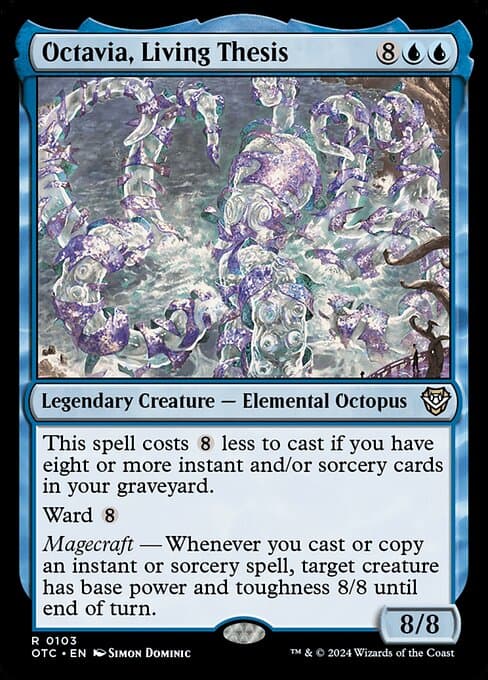 Octavia, Living Thesis 2021 Magic: The Gathering Commander 2021 Extended Art