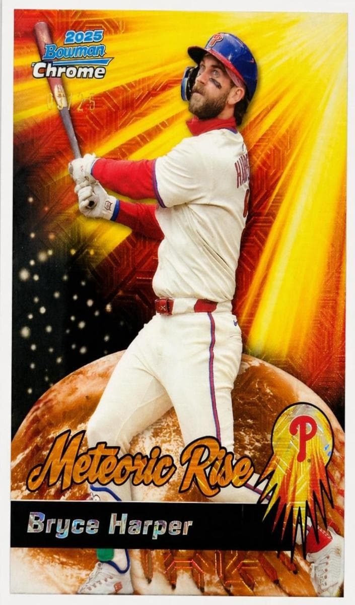 Bryce Harper 2025 bowman Bowman Chrome