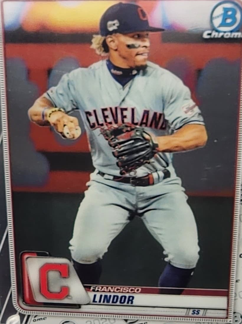 Baseball Francisco Lindor 2020 Bowman Chrome 2020 Bowman Chrome