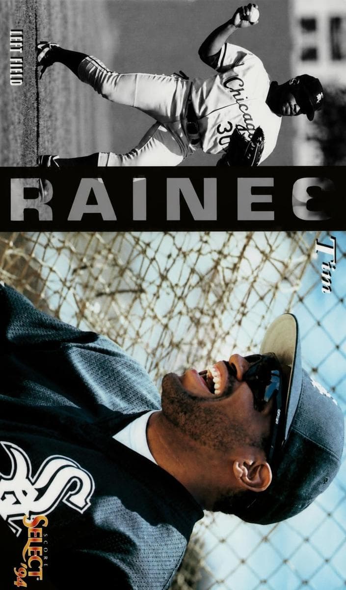 Tim Raines 1994 panini Select