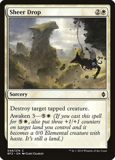 Sheer Drop 2015 Magic: The Gathering Duel Deck: Zendikar vs. Eldrazi