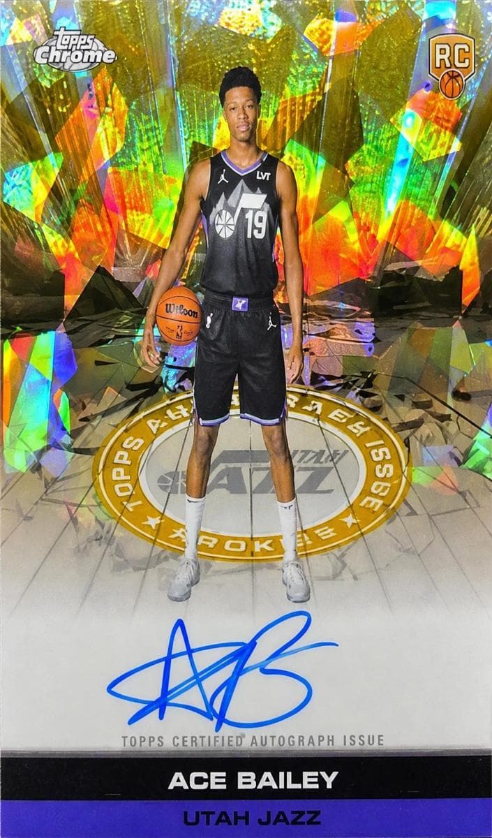 Ace Bailey 2025 topps Topps Chrome Sapphire
