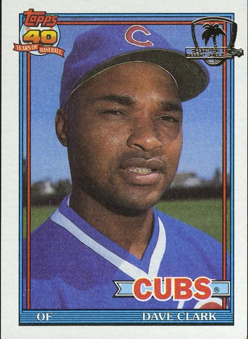 Dave Clark 1991 topps Topps