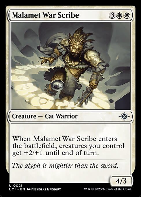 Malamet War Scribe 2023 Magic: The Gathering Lost Caverns of Ixalan Foil