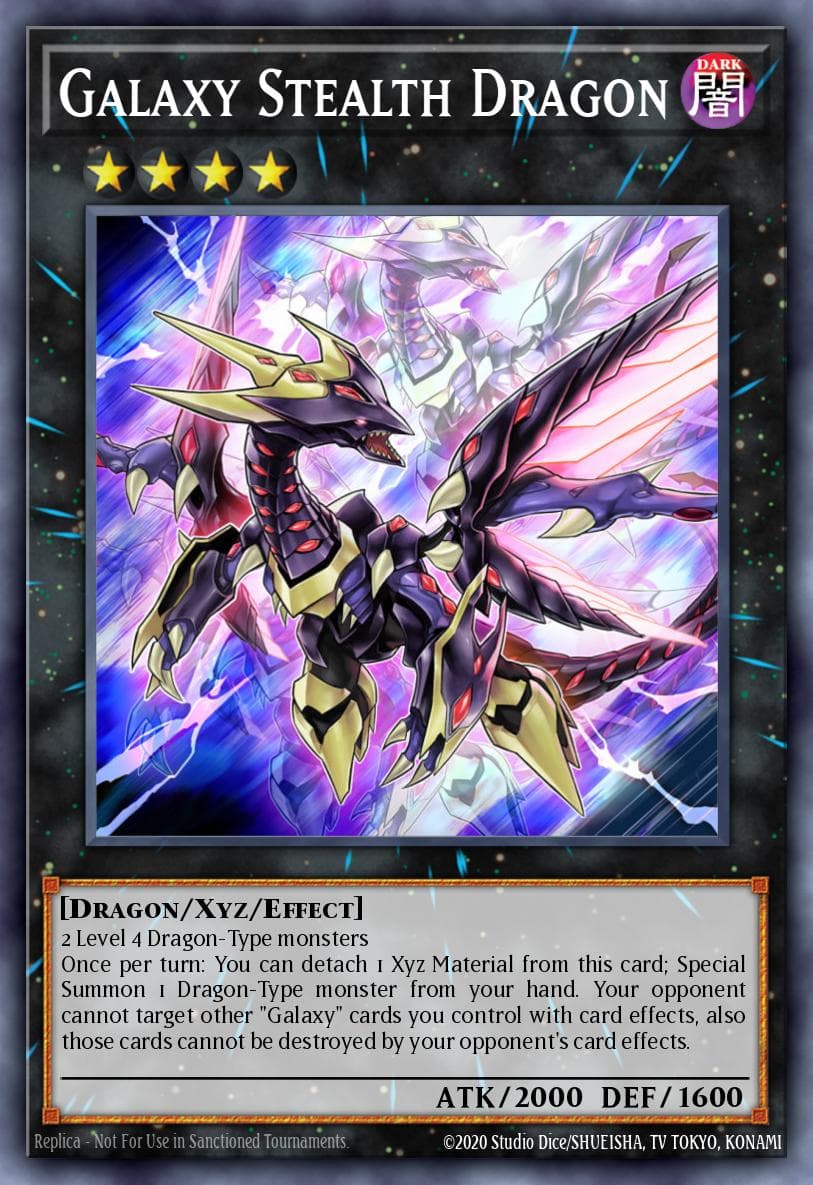 Galaxy Stealth Dragon 2016 Yu-Gi-Oh! Dragons of Legend Unleashed