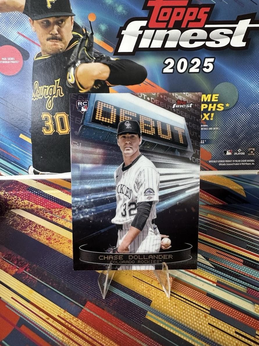 Chase Dollander 2025 topps Topps Finest