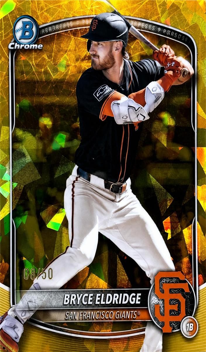 Bryce Eldridge 2025 bowman Bowman Chrome Prospects