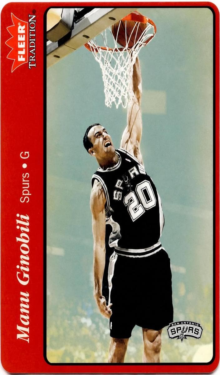 Manu Ginobili 2004 fleer