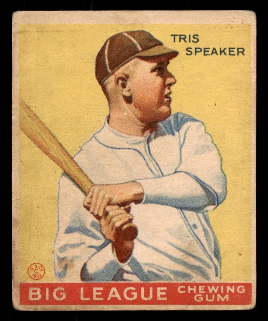 Tris Speaker 1933 unknown Goudey