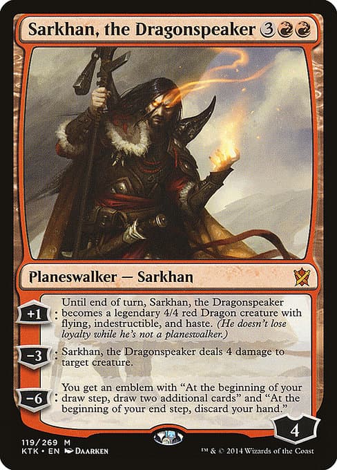Sarkhan, the Dragonspeaker 2022 Magic: The Gathering Starter Commander Decks