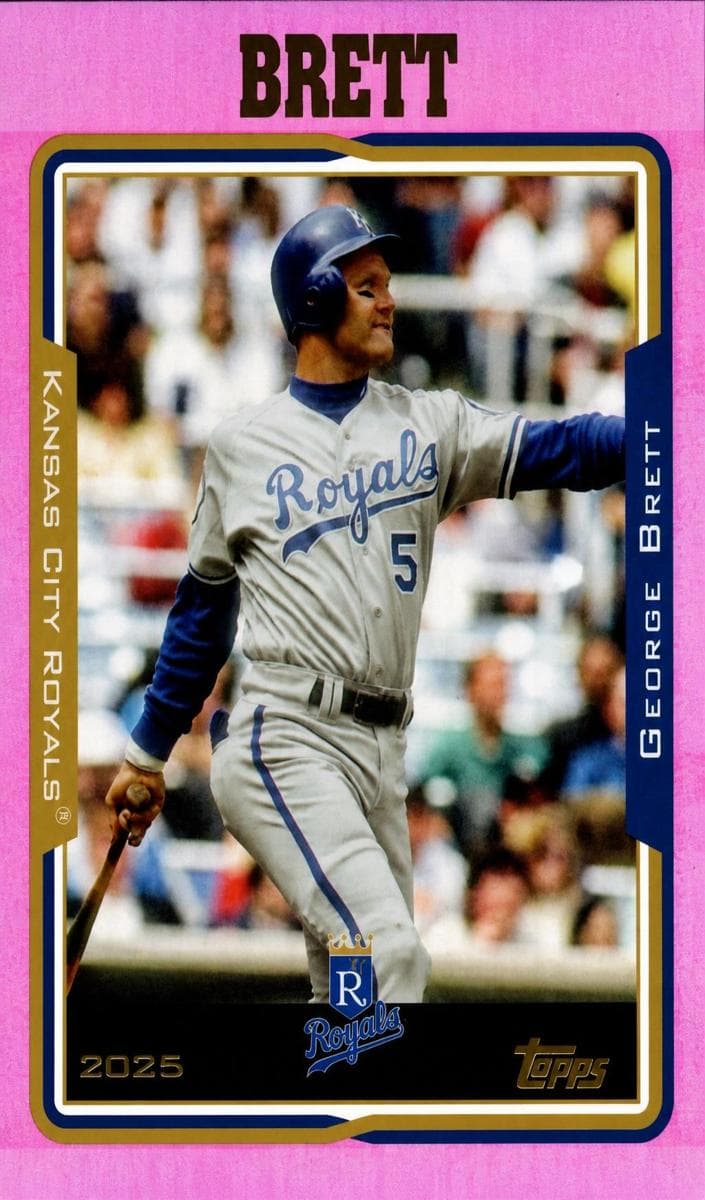 George Brett 2025 topps Topps Archives