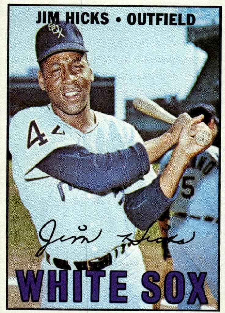 Jim Hicks 1967 topps Topps