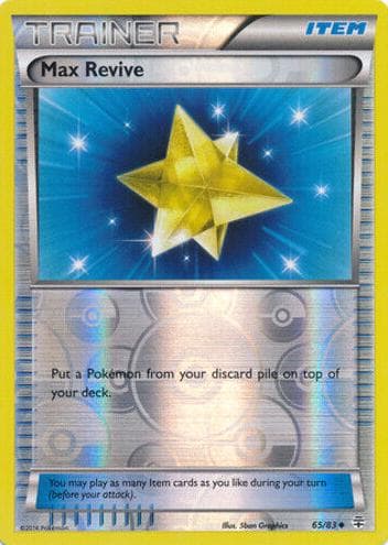 Max Revive trading card