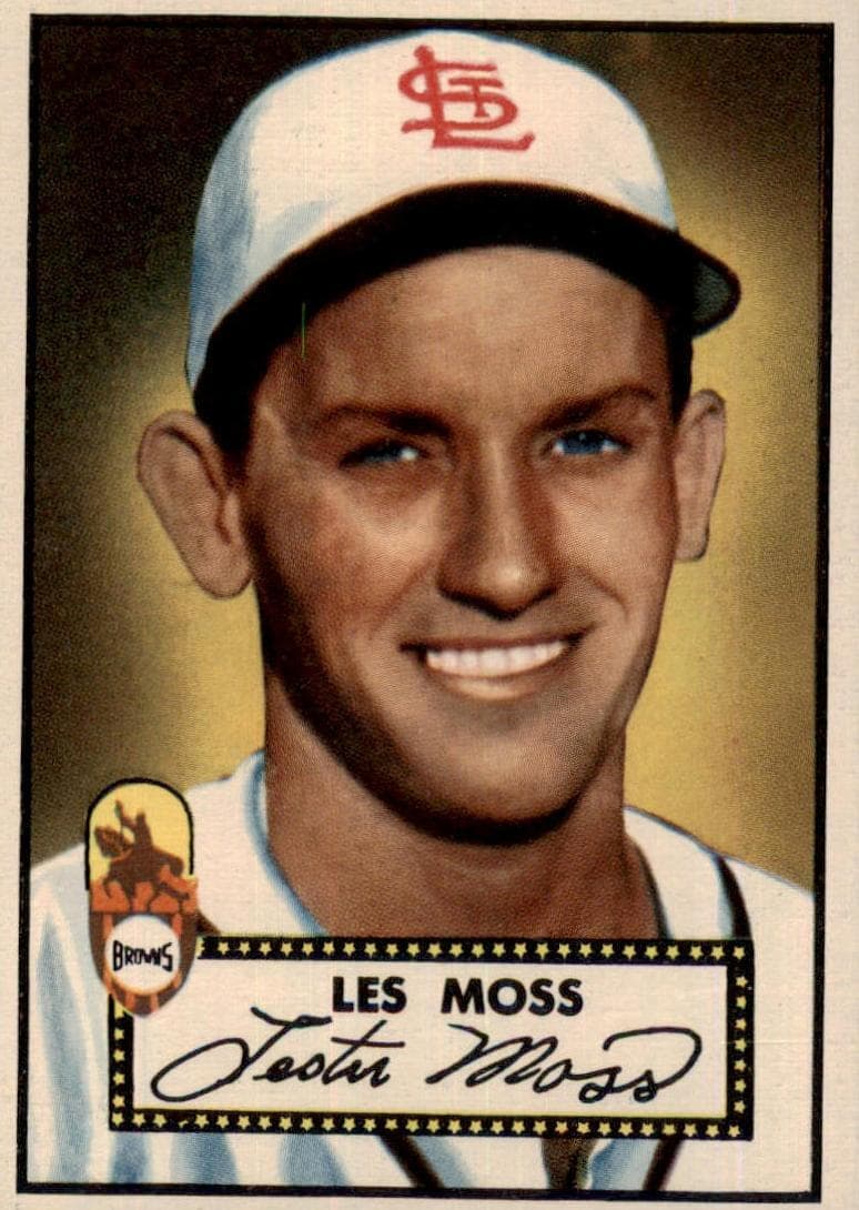 Les Moss 1952 topps Topps