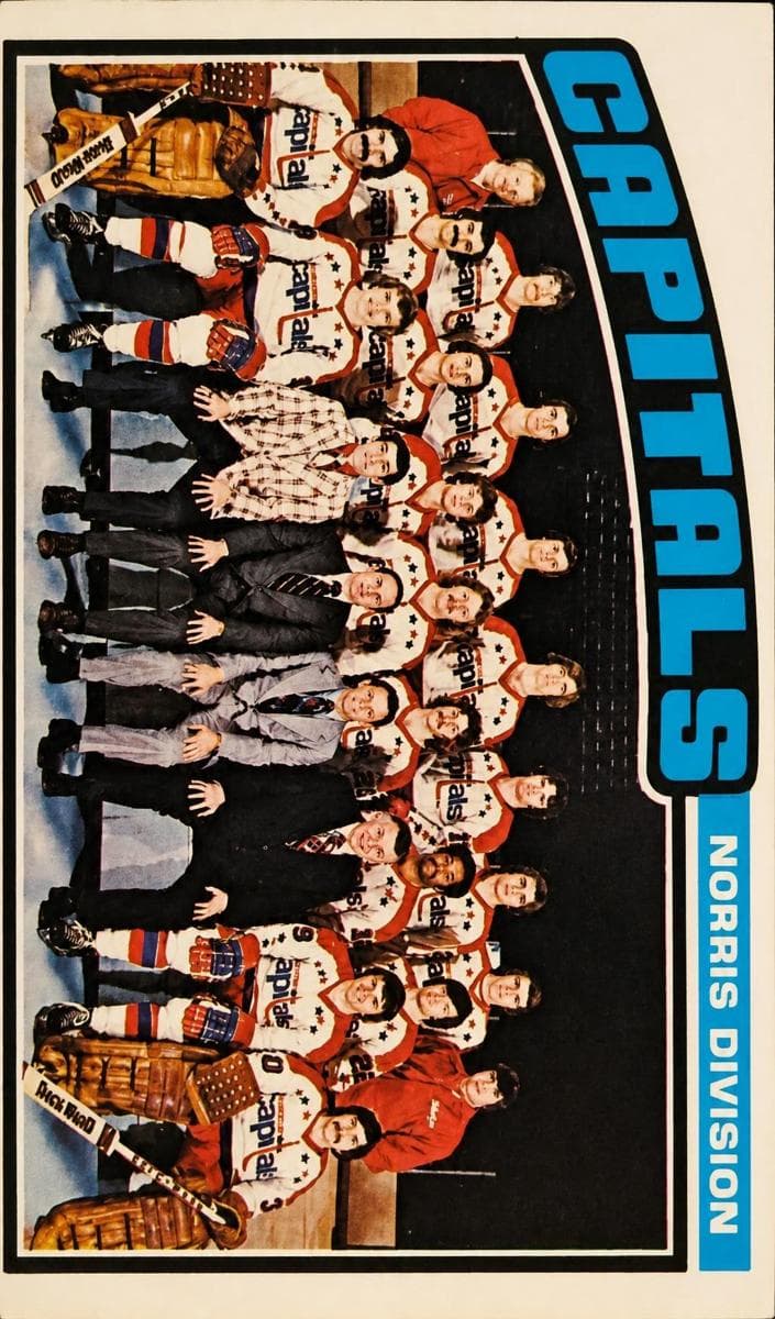 Washington Capitals 1976 topps Topps