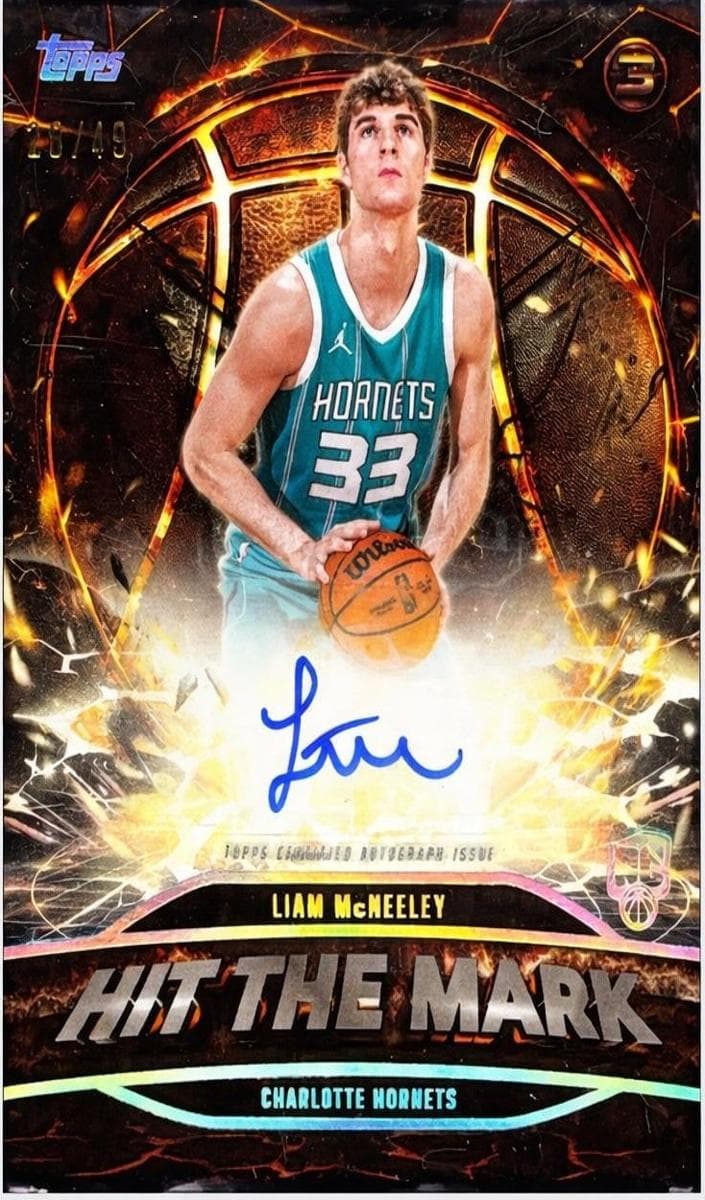 Liam McNeeley 2025 topps Topps 3