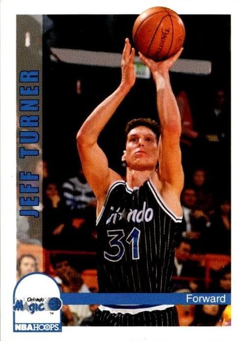 Jeff Turner 1992 panini Hoops