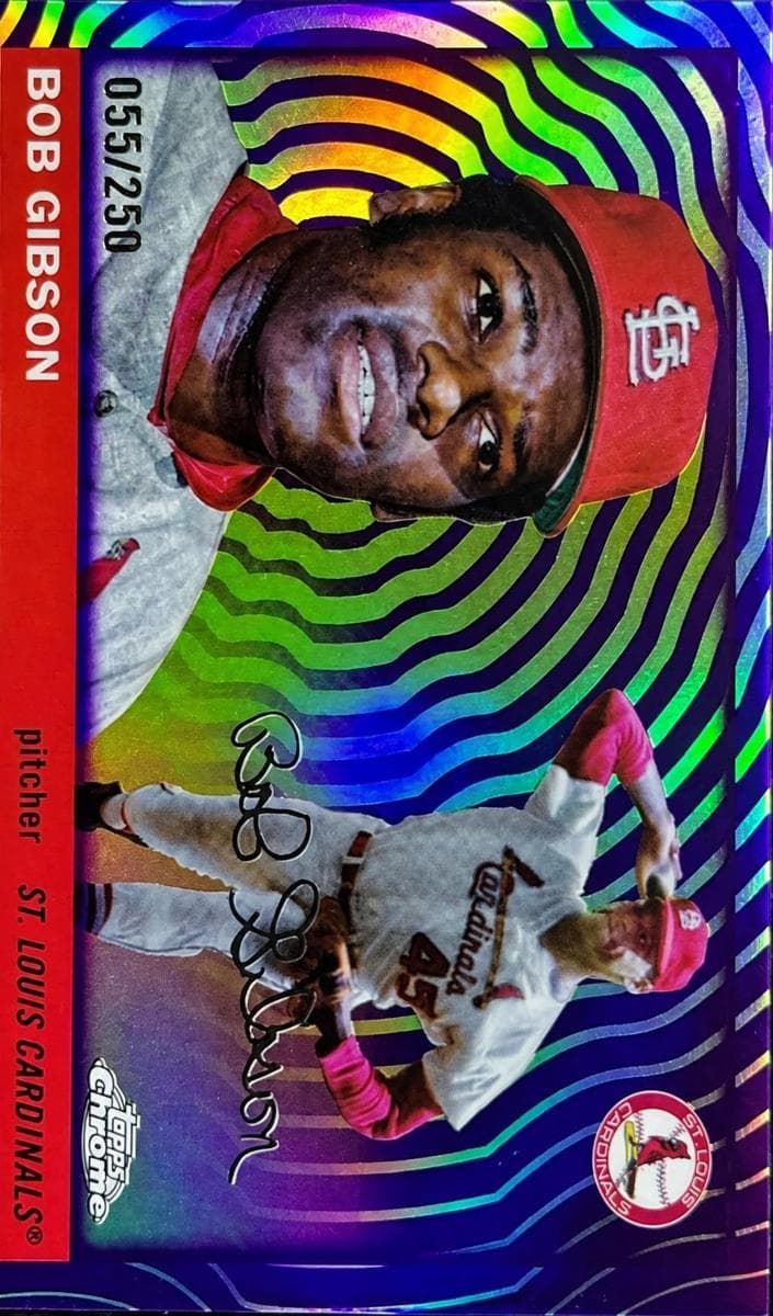 Bob Gibson 2025 topps Topps Chrome Platinum