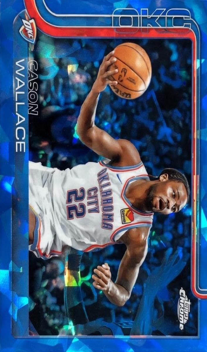 Cason Wallace 2025 topps Topps Chrome Sapphire