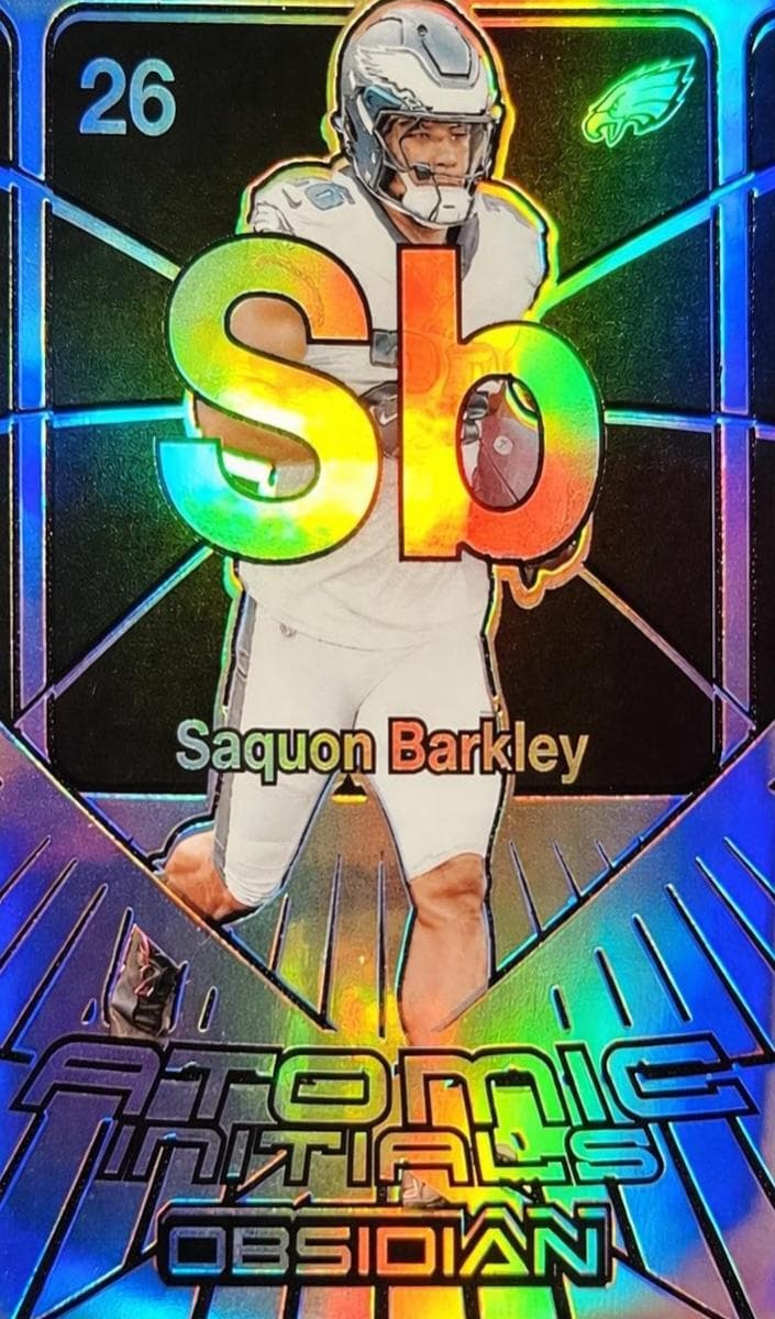 Drake London 2024 Panini Obsidian auto card