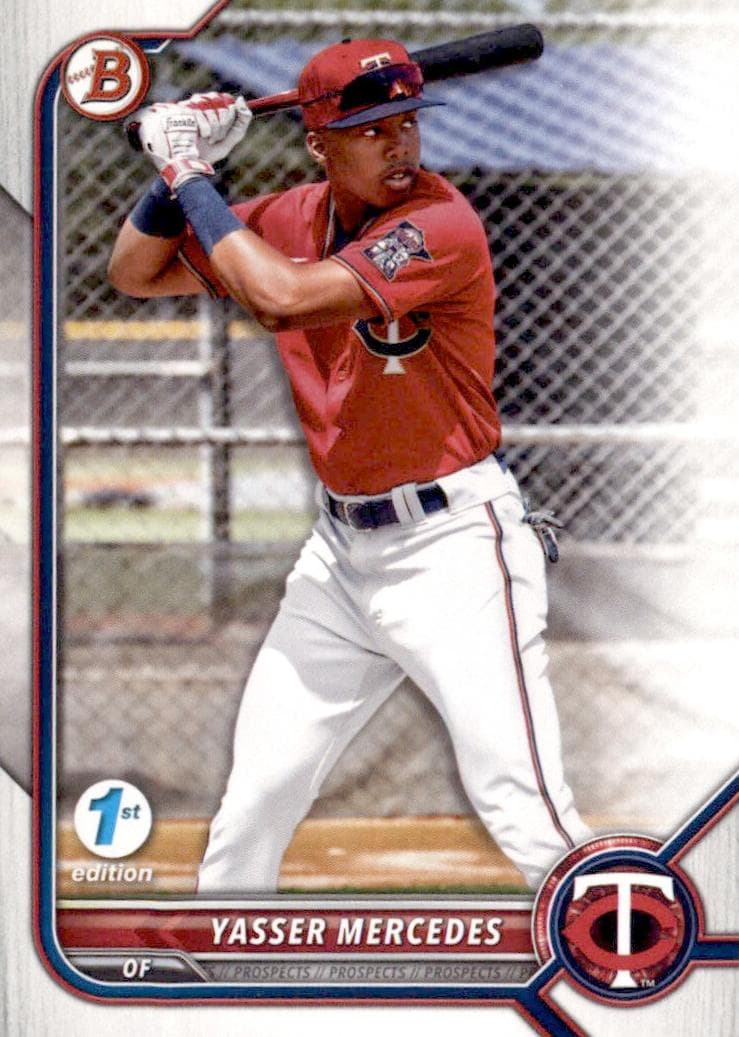 Yasser Mercedes 2022 bowman Bowman Draft