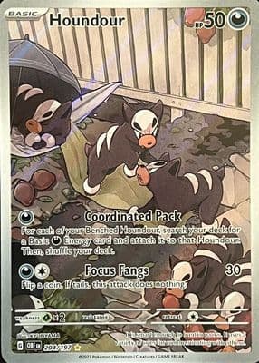 Houndour trading card