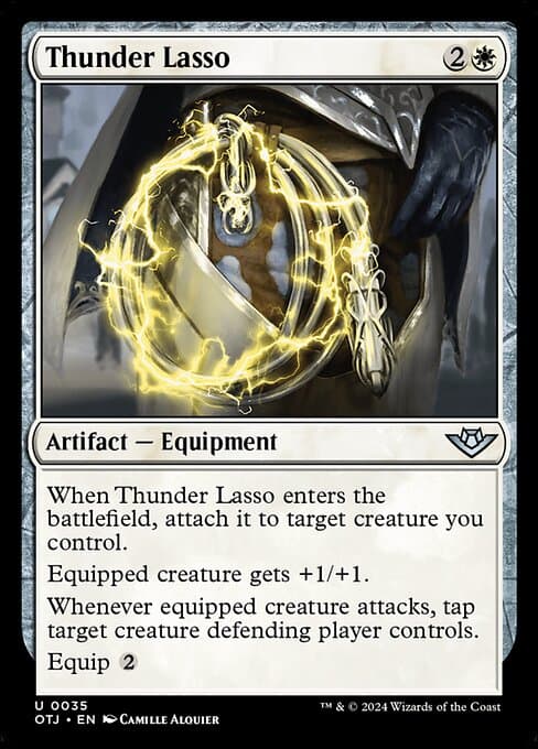 Thunder Lasso 2024 Magic: The Gathering Outlaws of Thunder Junction