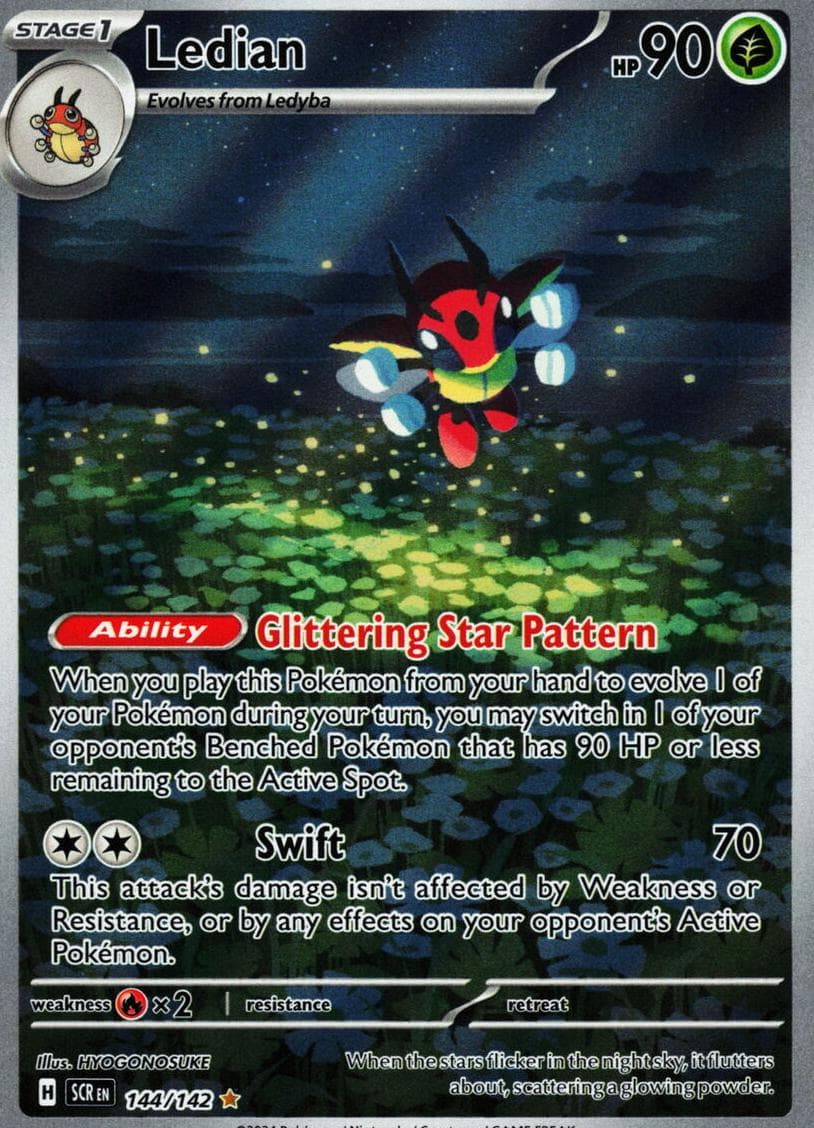 Ledian trading card