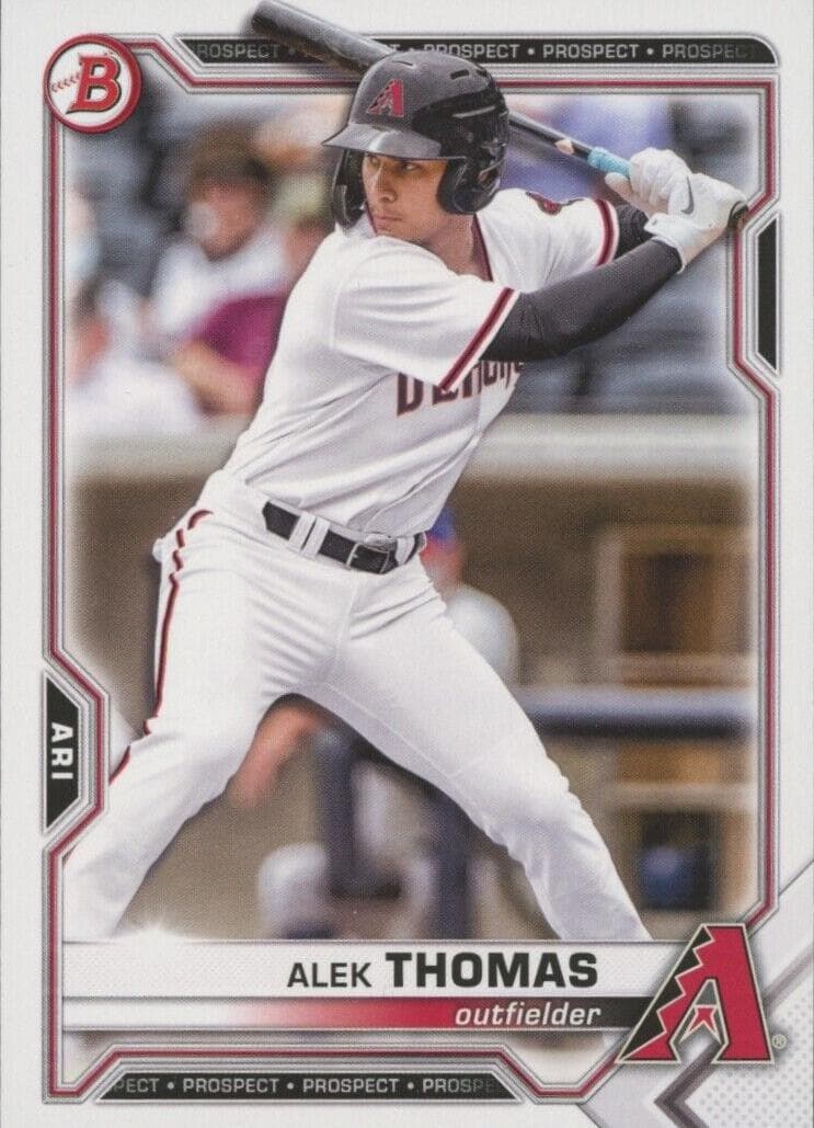 Alek Thomas 2021 bowman Bowman Draft