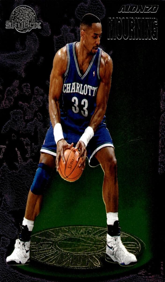 Alonzo Mourning 1995 fleer SkyBox Premium