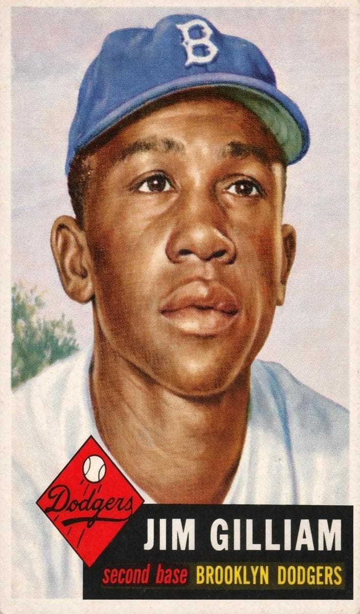 Jim Gilliam 1953 topps Topps