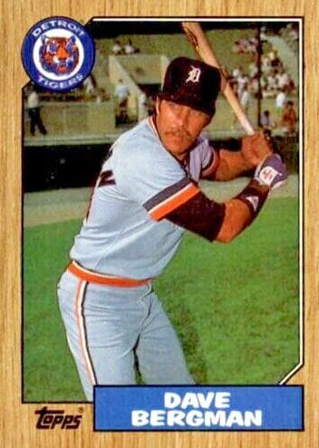 Dave Bergman 1987 topps Topps
