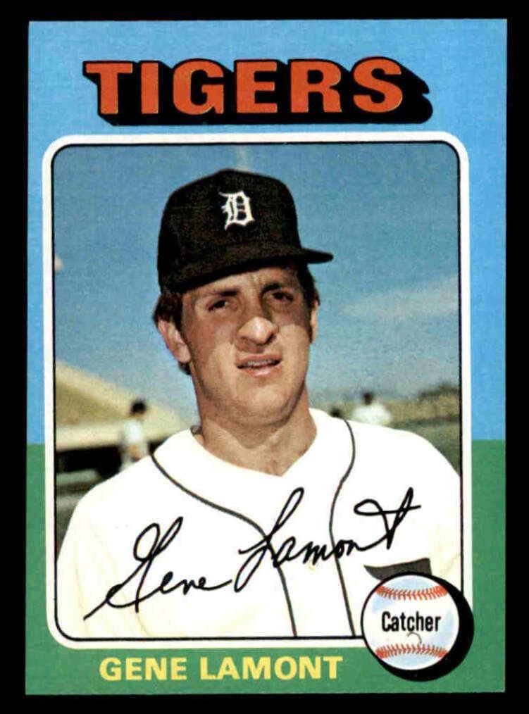 Gene Lamont 1975 topps Topps
