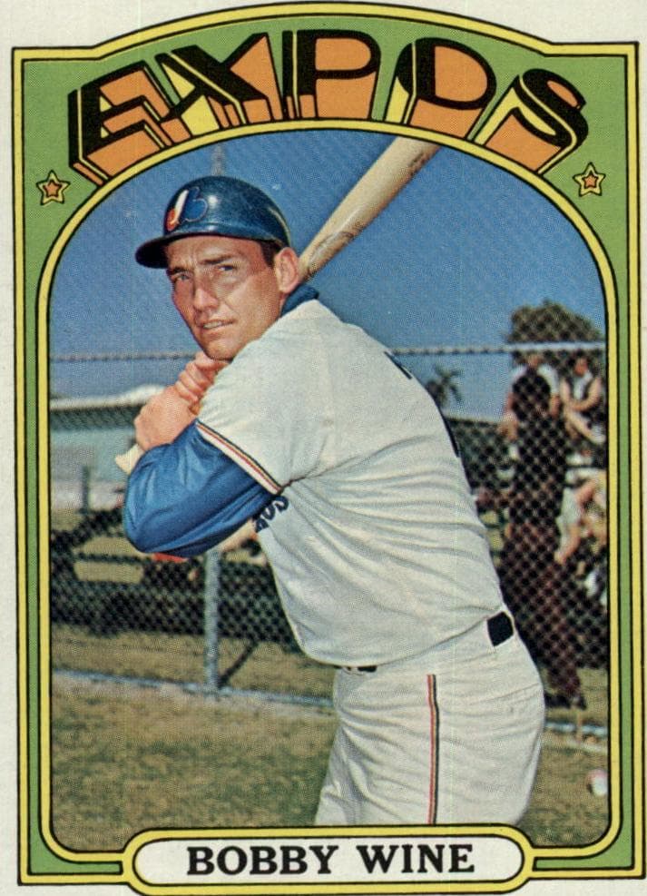 Bobby Wine 1972 topps Topps