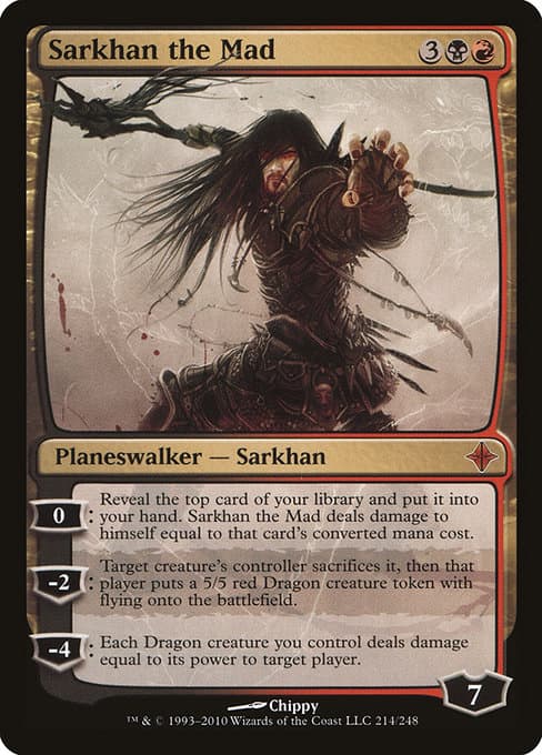 Sarkhan the Mad 2020 Magic: The Gathering The List Reprints Foil