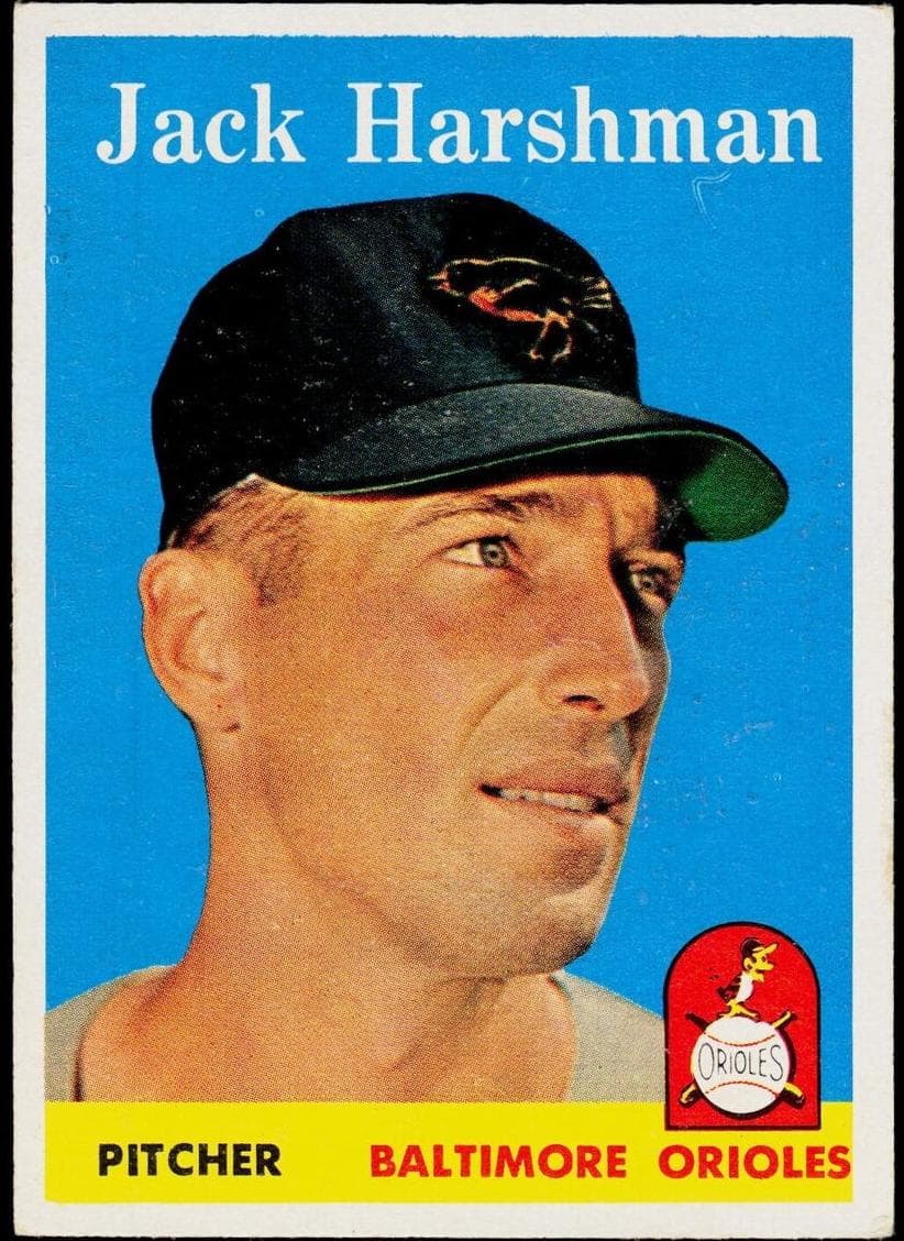 Jack Harshman 1958 topps Topps