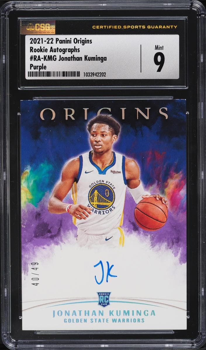 Jonathan Kuminga 2021 panini Panini Origins