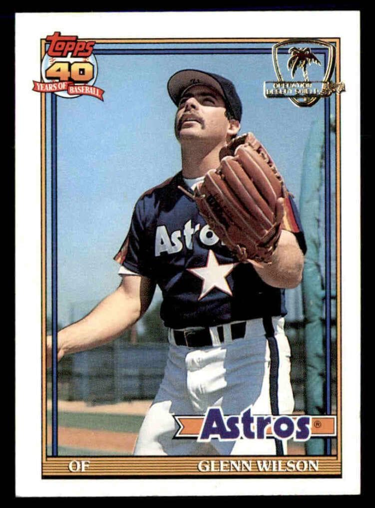 Glenn Wilson 1991 topps O-Pee-Chee