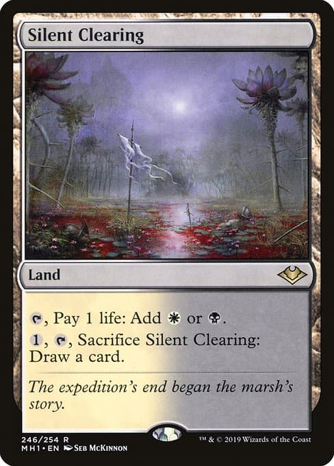 Silent Clearing 2019 Magic: The Gathering Modern Horizons