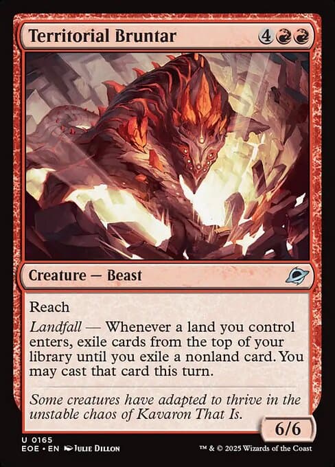 Territorial Bruntar 2025 Magic: The Gathering Edge of Eternities